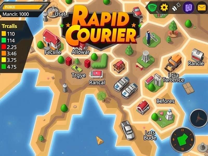Rapid Courier Game Screenshot